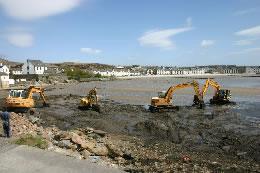 diggers on the beach